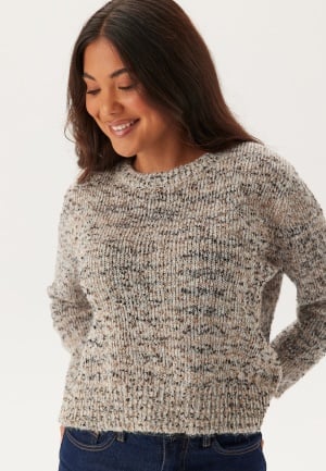 ONLY Onlbeauty Ls O-neck Cloud Dancer Detail:multi Colo XL