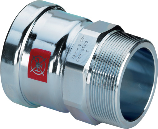64,0 x 2,1/2" Prestabo-overgang
