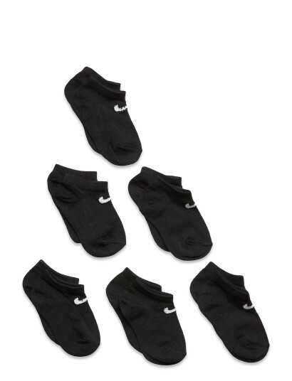 Nike 6N-6Pk No Show Sock Black 23.5-27 Nike 6N-6Pk No Show Sock Black 23.5-27