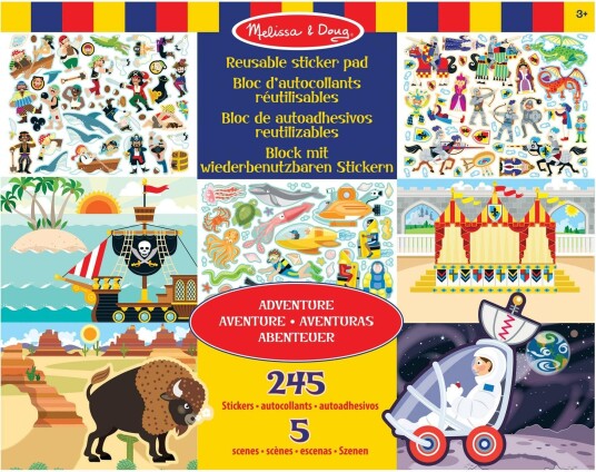Melissa &  Doug Klistremerkebok Eventyr 245 Stk
