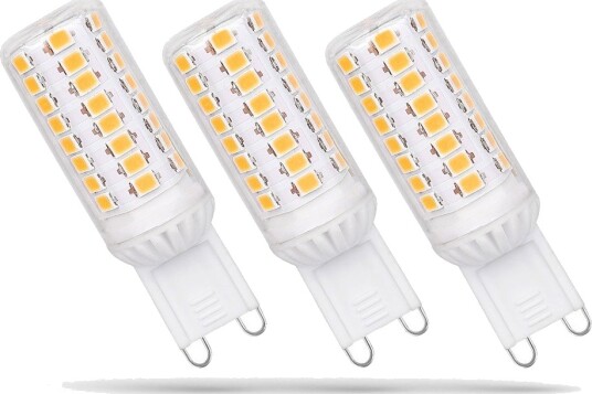 Spectrum 3 pakning G9 4,9W dimbar LED pære Dimbar Dimbar : Dimbar Kulør : Nøytral Spectrum 3 pakning G9 4,9W dimbar LED pære Dimbar Dimbar : Dimbar Kulør : Nøytral
