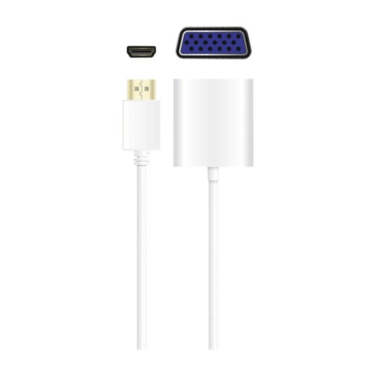 Qnect-adapter HDMI Hann - VGA hunn 103769 Qnect-adapter HDMI Hann - VGA hunn 103769