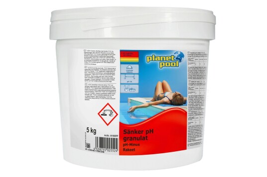 Vannpleie Planet Pool Senker pH Granulat 3 kg 3 kg