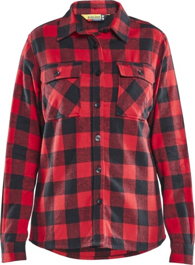 Blåkläder Skjorte 3218 Rød/Svart 3XL