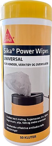Sika håndrens power wipes 50 stk