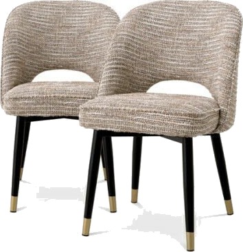 Cliff Dining Chair Mademoiselle beige Set of 2 Cliff Dining Chair Mademoiselle beige Set of 2