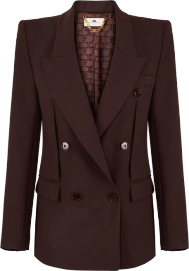 Elisabetta Franchi Dame Jakker Brun S,