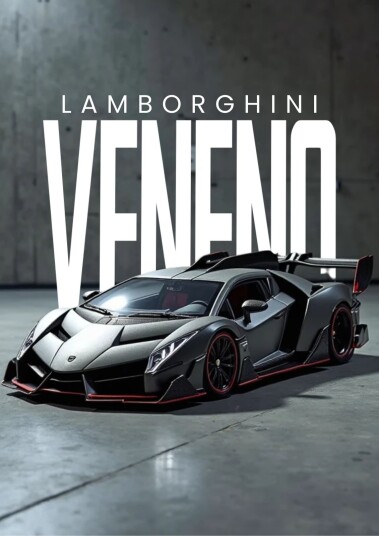 Plakat Lamborghini Veneno