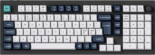 Keychron Q5 Max Qmk Trådløst Mekanisk Tastatur [Gateron Jupiter Red] - Iso
