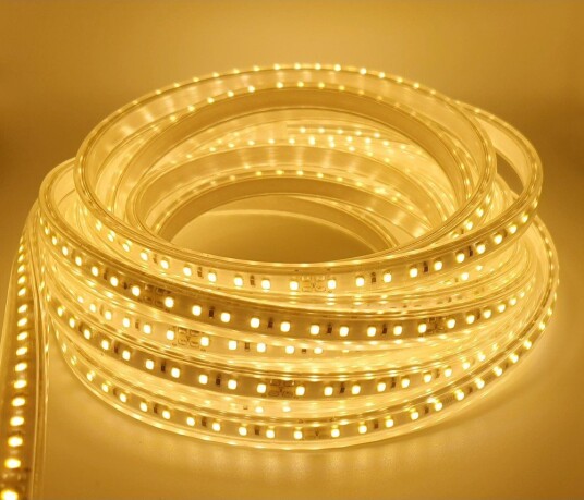 Ledlife 5 m vanntett Ridebane strip Type X 2   230V IP67 1300lm/m 10W/m kan klippes for hver 10cm   Kulør : Kald