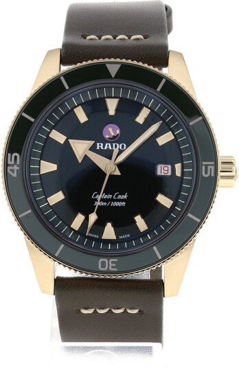 Rado Herreklokke R32504315 Captain Cook Grønn/Lær Ø42 mm