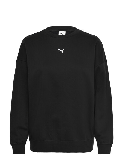 PUMA Ess Oversized Crew Fl - Black - XXL