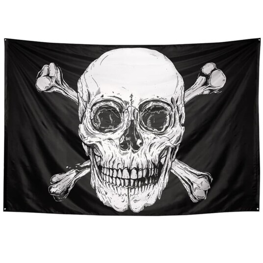 Boland Stort Piratflagg XXL