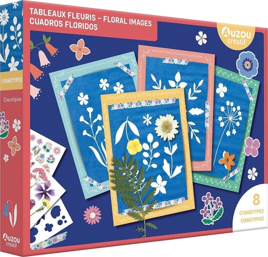 Auzou Artist Kit Flowered Pictures Multi/patterned ONE SIZE