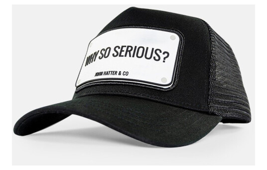 John Hatter Why So Serious? Black Onesize Capser John Hatter Why So Serious? Black Onesize Capser