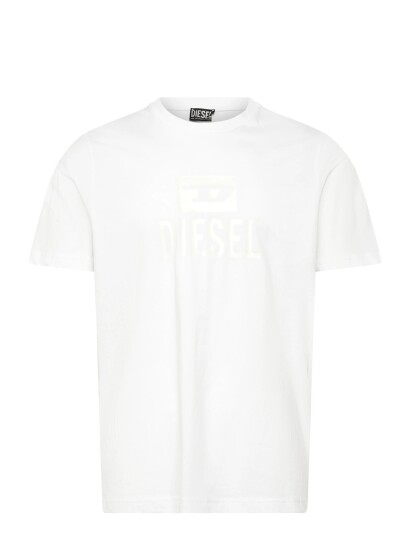 Diesel T Just Tone On Tone Maglietta   White   M