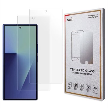 Saii Samsung Galaxy Z Fold7 3D Premium Beskyttelsesglass 2 Stk. Saii Samsung Galaxy Z Fold7 3D Premium Beskyttelsesglass 2 Stk.
