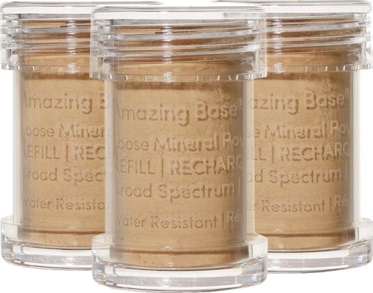 jane iredale Amazing Base Refillable Brush Riviere 3 Pack Refills