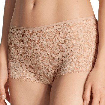 Calida Truser Natural Comfort Lace Hipster Panty Beige polyamid Small Dame