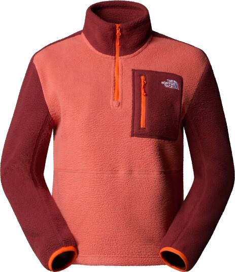 The North Face Women's Yumiori 1/4 Zip Mars Dust/Sumac/Solar Flare S The North Face Women's Yumiori 1/4 Zip Mars Dust/Sumac/Solar Flare S
