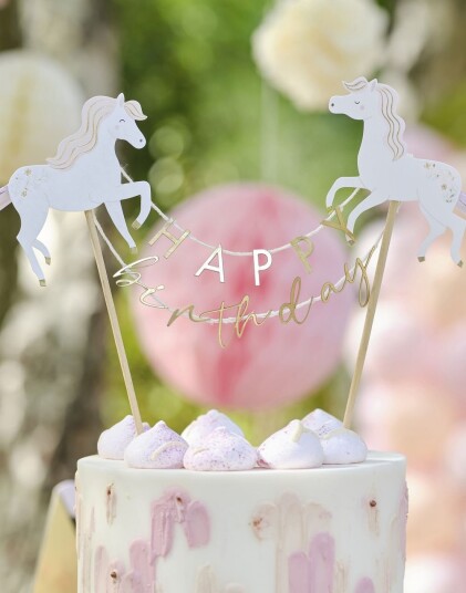 Happy Birthday Kaketopp med Hester Princess Party