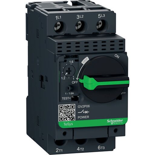 Schneider Electric Motor circuit breaker 1.00-1.60a gv2p06 (3389110213454)