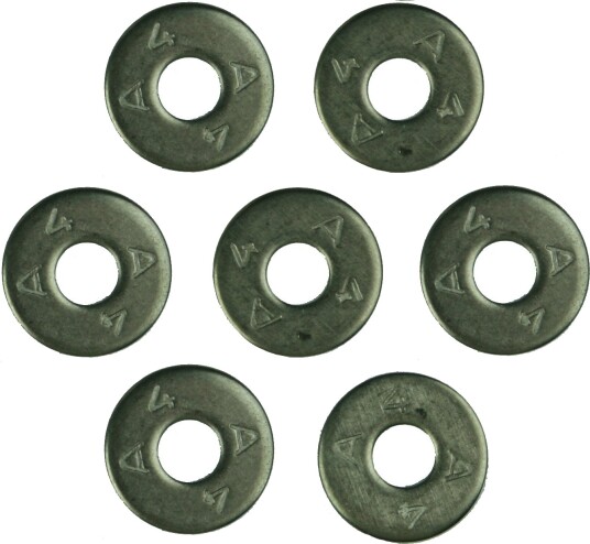 Skive bred A4 DIN 9021   6,4 mm   17,5 mm   20 stk