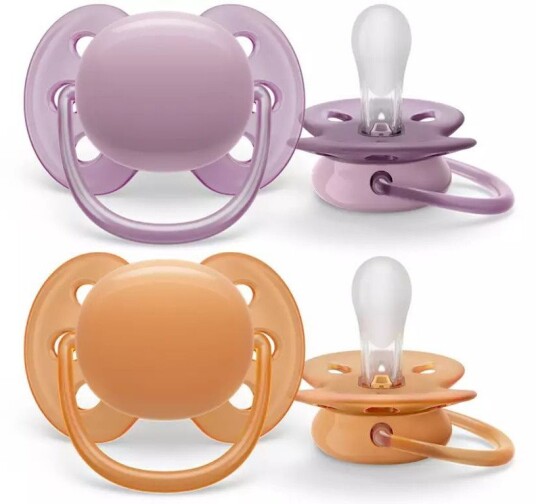 Philips Avent Soft Sut 6/18 måneder Lilla/Orange
