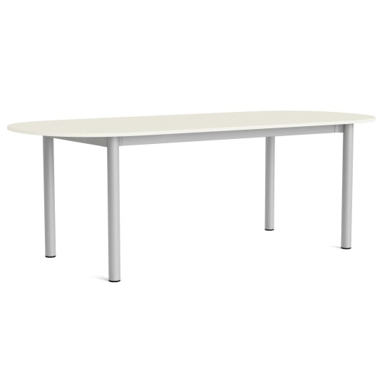 Hay Annex Bord Avlang 95x220 cm Aluminium / Cotton Cream Hay Annex Bord Avlang 95x220 cm Aluminium / Cotton Cream