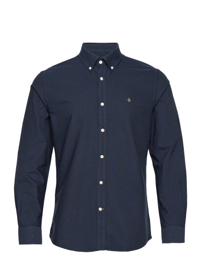 Morris Oxford Button Down Shirt - Navy - XL