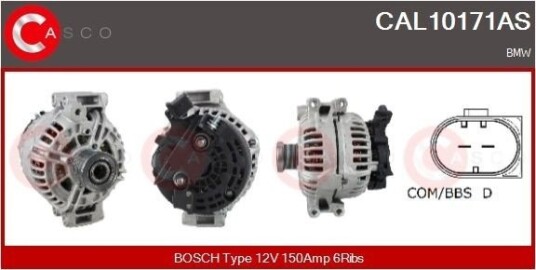 CASCO CAL10171AS Dynamo CASCO CAL10171AS Dynamo