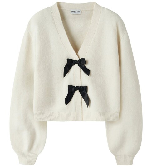 Name It Nkfrina Ls Knit Card Noos Cream 116