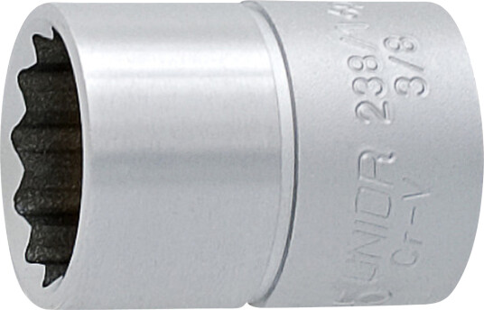Unior Hylse 12 Edge Inch 3/8" Unior Hylse 12 Edge Inch 3/8"
