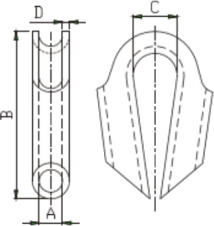 CAL Rørkause Galvanisert for 16 mm tau CAL Rørkause Galvanisert for 16 mm tau