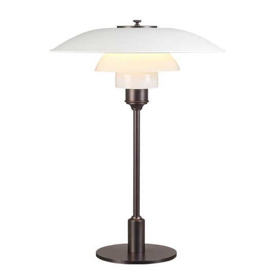 Louis Poulsen PH 3½-2½ Bordlampe Hvit