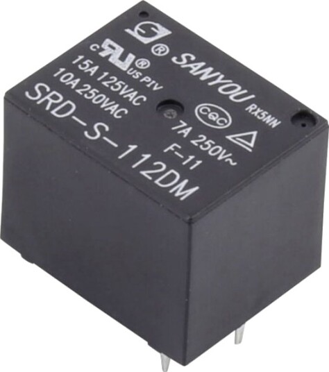 Tru Components Srd S 112Dm Printrelé 12 V/Dc 15 A 1 X Sluttkontakt 1 Stk. Tru Components Srd S 112Dm Printrelé 12 V/Dc 15 A 1 X Sluttkontakt 1 Stk.