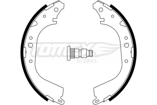Bremsesko sett TOMEX Brakes TX 23 35