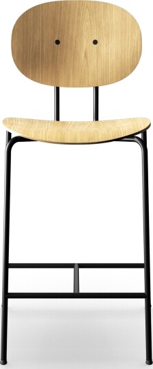 Sibast Furniture Piet Hein Barkrakk Sort i Eik