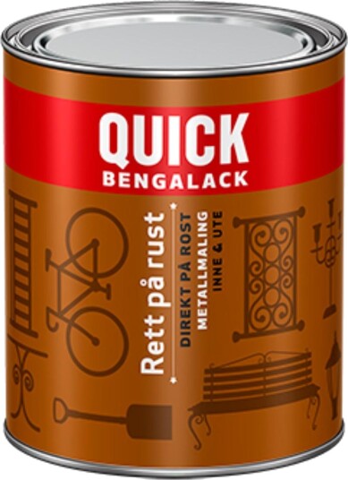 Quick bengalack rett pa rust b base 068 liter