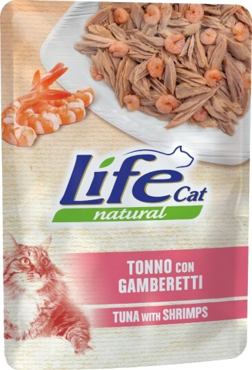 Life Cat Natural Våtfôr Adult Tunfisk Med Reker 12 X 70 G Life Cat Natural Våtfôr Adult Tunfisk Med Reker 12 X 70 G