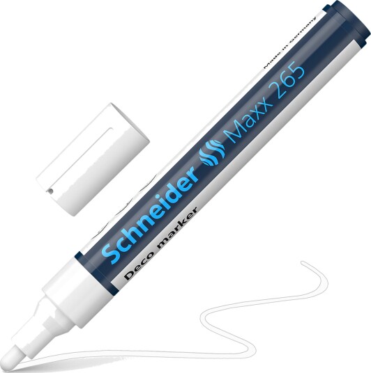 Krittpenn Schneider Maxx 265 hvit