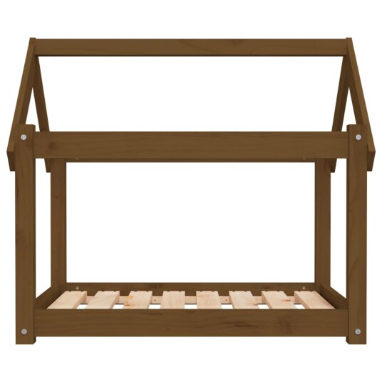 Vidaxl Hundeseng Honningbrun 81X60X70 cm Heltre Furu