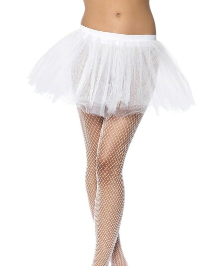 Smiffys Tutu skjørt Hvitt Underskjørt 30 cm Smiffys Tutu skjørt Hvitt Underskjørt 30 cm