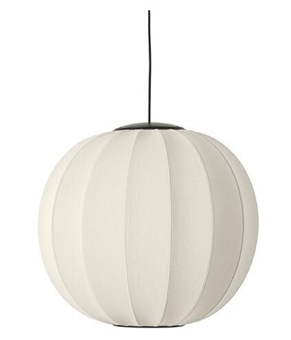 Made By Hand Knit-Wit Rund Taklampe Ø60 Perlehvit LED