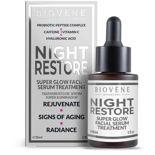 Biovène Night Restore Facial Serum Treatment 30ml