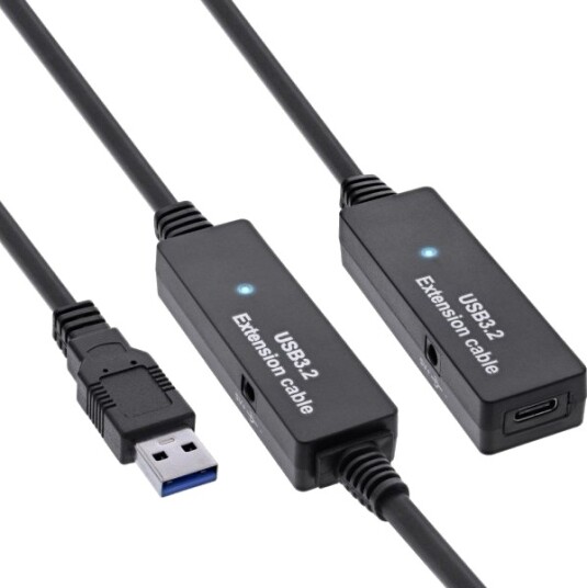 Inline 35656B 15 M Usb A Usb C Usb 3.2 Gen 1 3.1 Gen 1 5 Gbit/Sek Svart