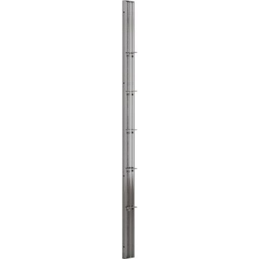 Dansani Match Tower dusjhylle, modell A, B & E, 10 cm, krom profil 200 cm x 10 cm x 3.3 cm