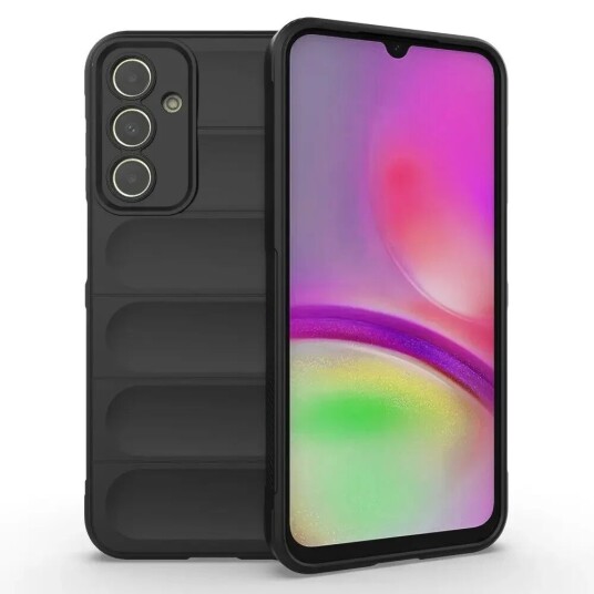 INCOVER Samsung Galaxy A25 (5G) Fleksibelt Plastdeksel - Svart