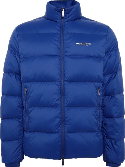 Armani Exchange Down Jacket Blue XL Armani Exchange Down Jacket Blue XL