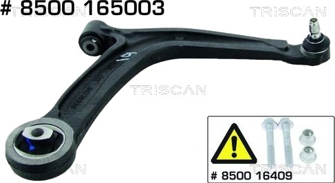 TRISCAN 8500 165003 Bærearm TRISCAN 8500 165003 Bærearm